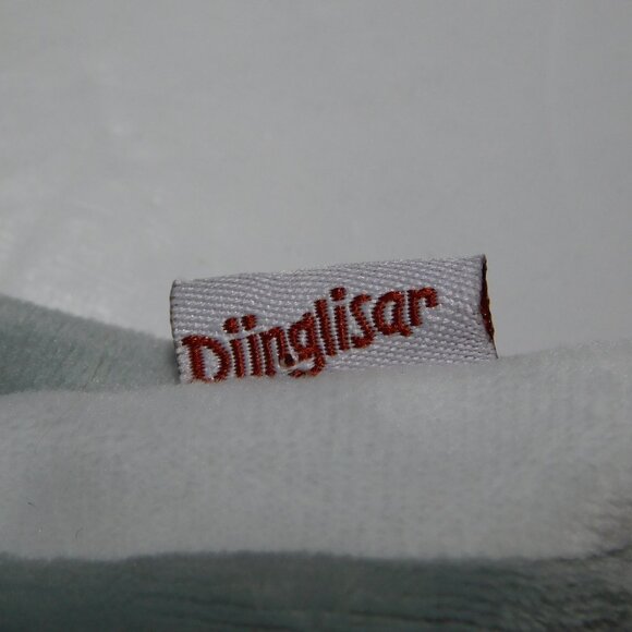 Teddykompaniet Diinglisar Gray White Plush Llama Security Blanket Baby lovey - Picture 4 of 6